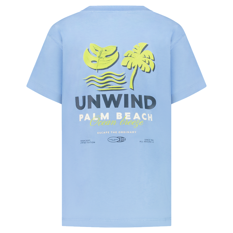 Cars Jeans Kids PLUYO TS Backprint Grey Blue