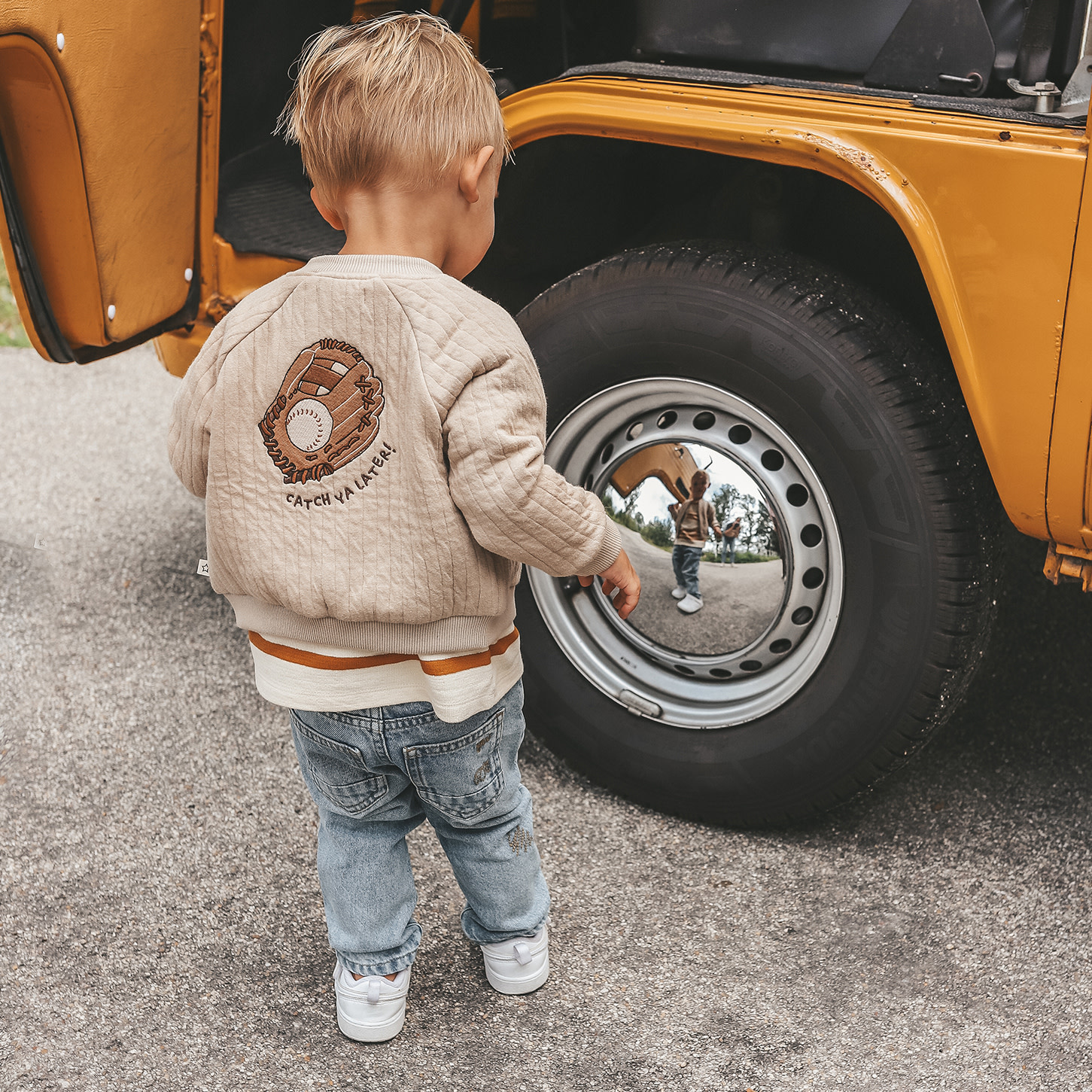 Your Wishes Baseball | Quilted Jacket Dune