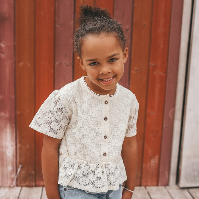 Your Wishes Floral Lace | Shirt White Swan