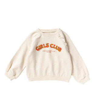 Your Wishes Girls Club | Raglan Sweater White Swan