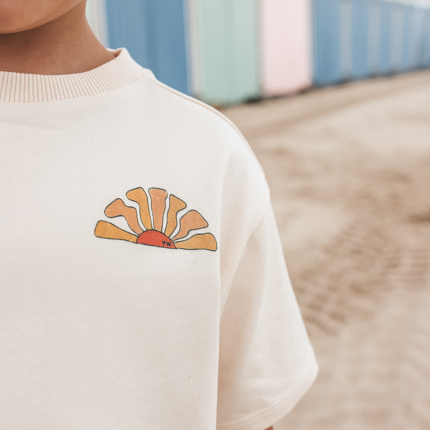 Your Wishes Ocean BLVD | Oversized Tee White Swan