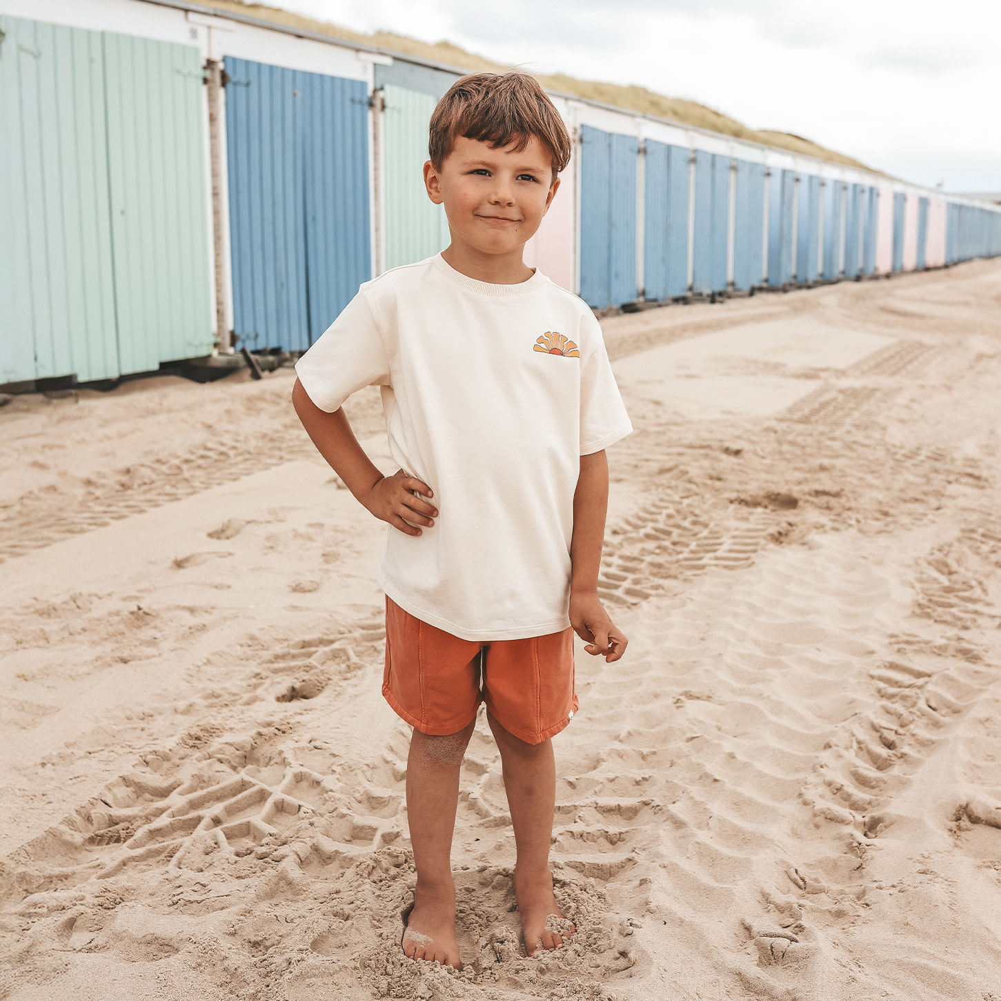 Your Wishes Ocean BLVD | Oversized Tee White Swan