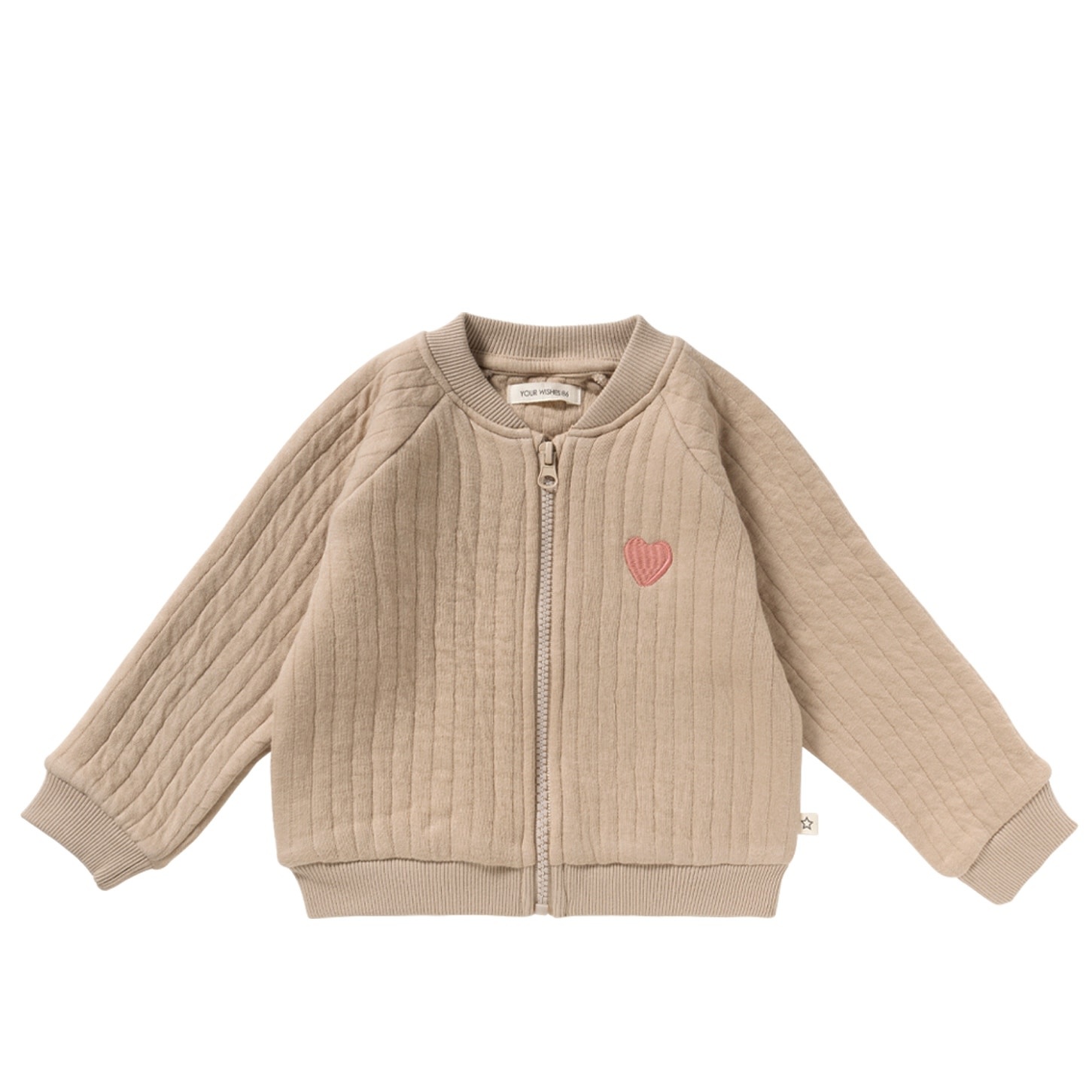 Your Wishes Quilted Jacket | Candy Hearts Dune
