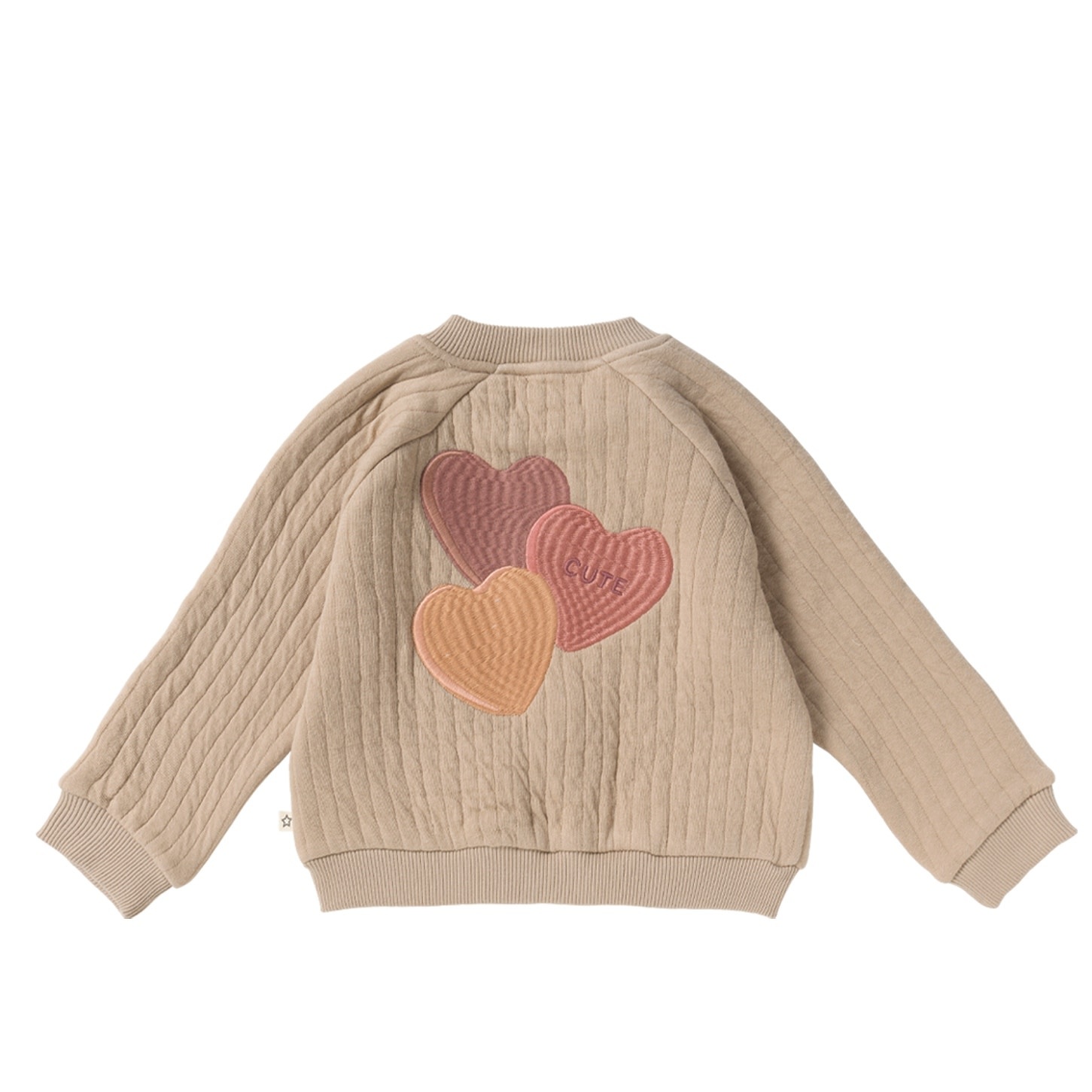 Your Wishes Quilted Jacket | Candy Hearts Dune