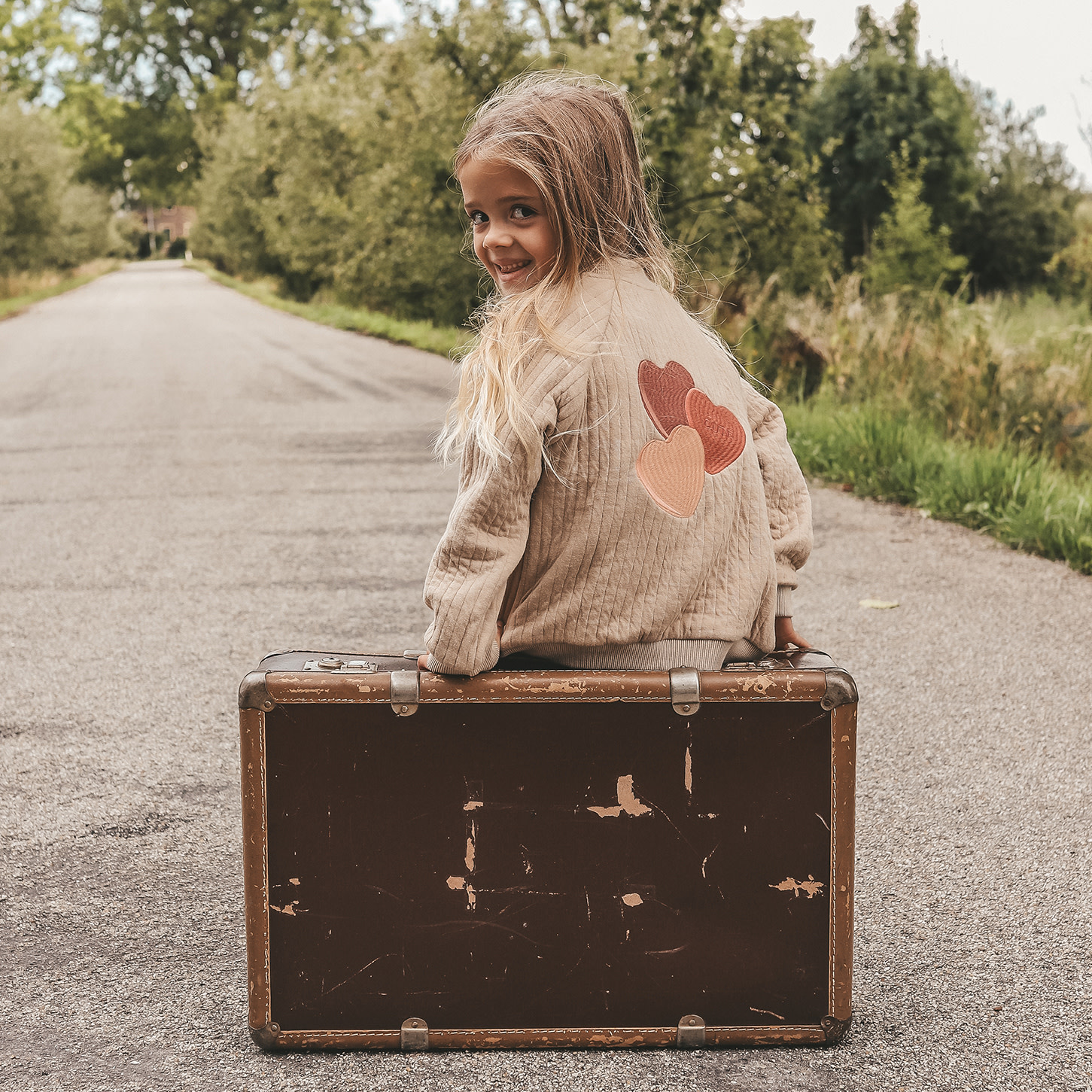 Your Wishes Quilted Jacket | Candy Hearts Dune