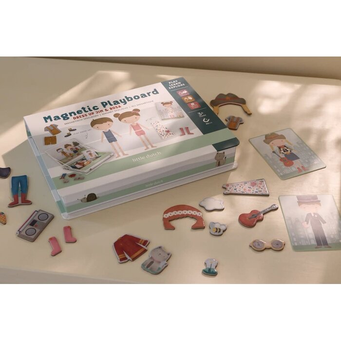 Little Dutch Magnetisch speelbord Jim & Rosa FSC