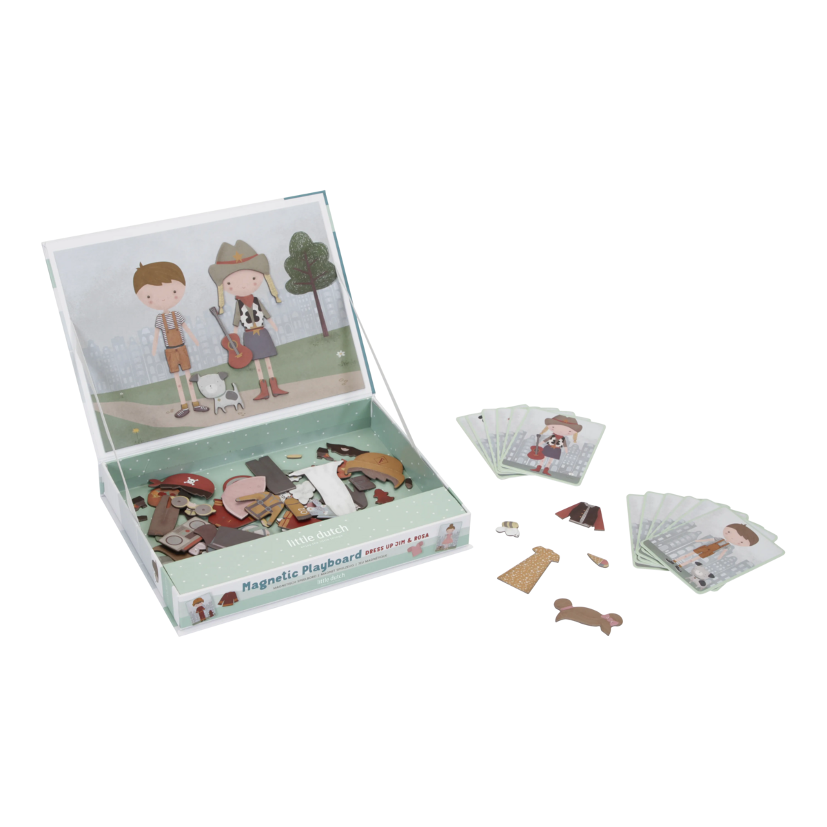 Little Dutch Magnetisch speelbord Jim & Rosa FSC