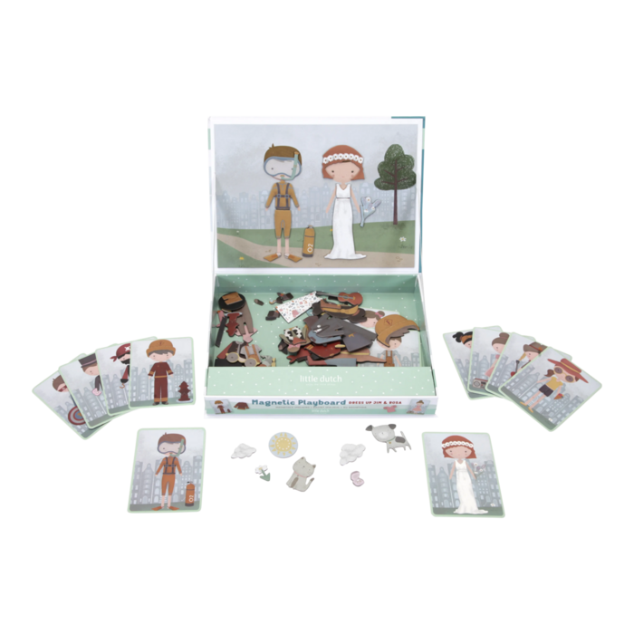 Little Dutch Magnetisch speelbord Jim & Rosa FSC