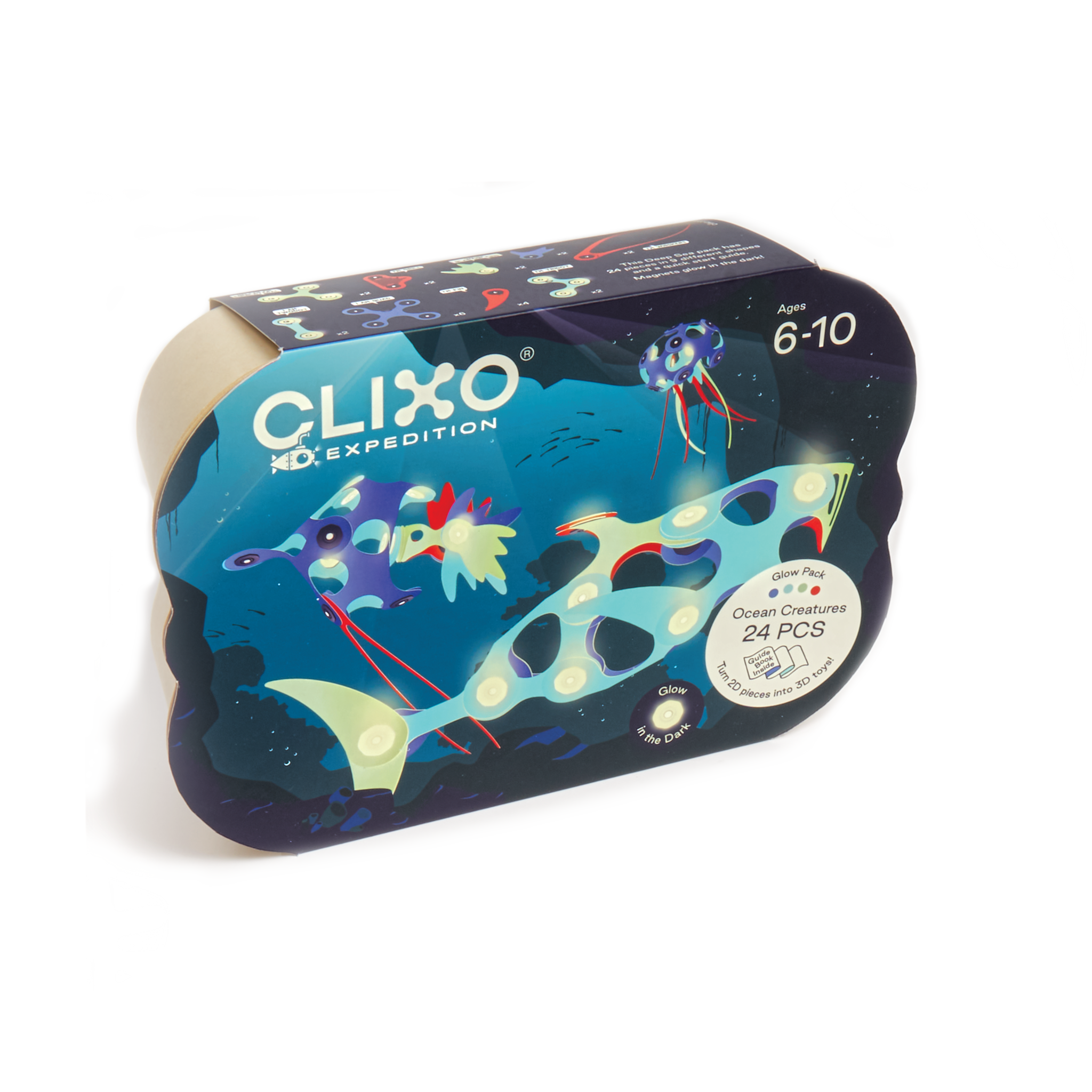 Clixo Clixo | Ocean Creatures - Adventure Pack