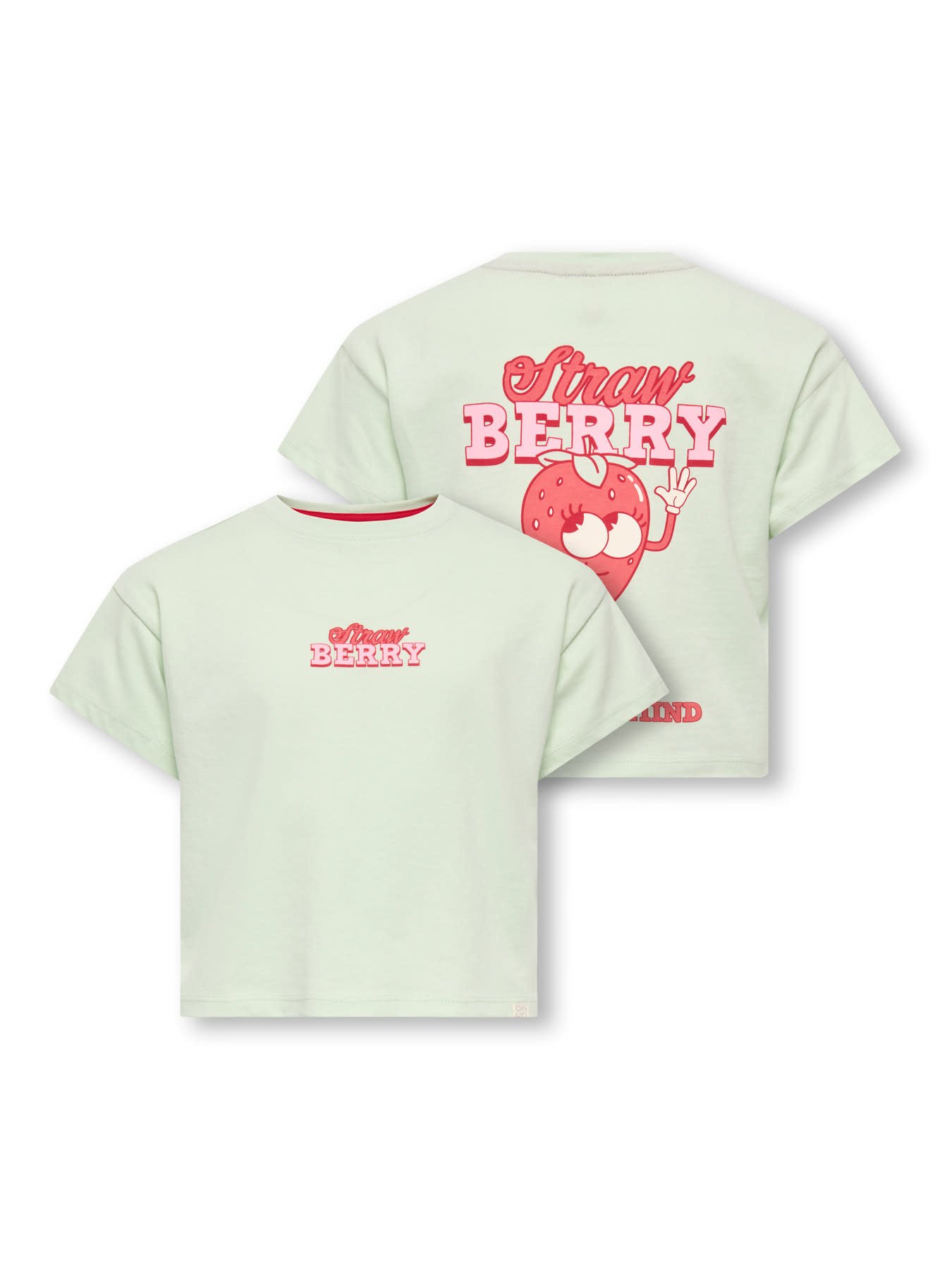 Kids Only KMGBELINDA LIFE SS REG PRINTED TEE JRS Green