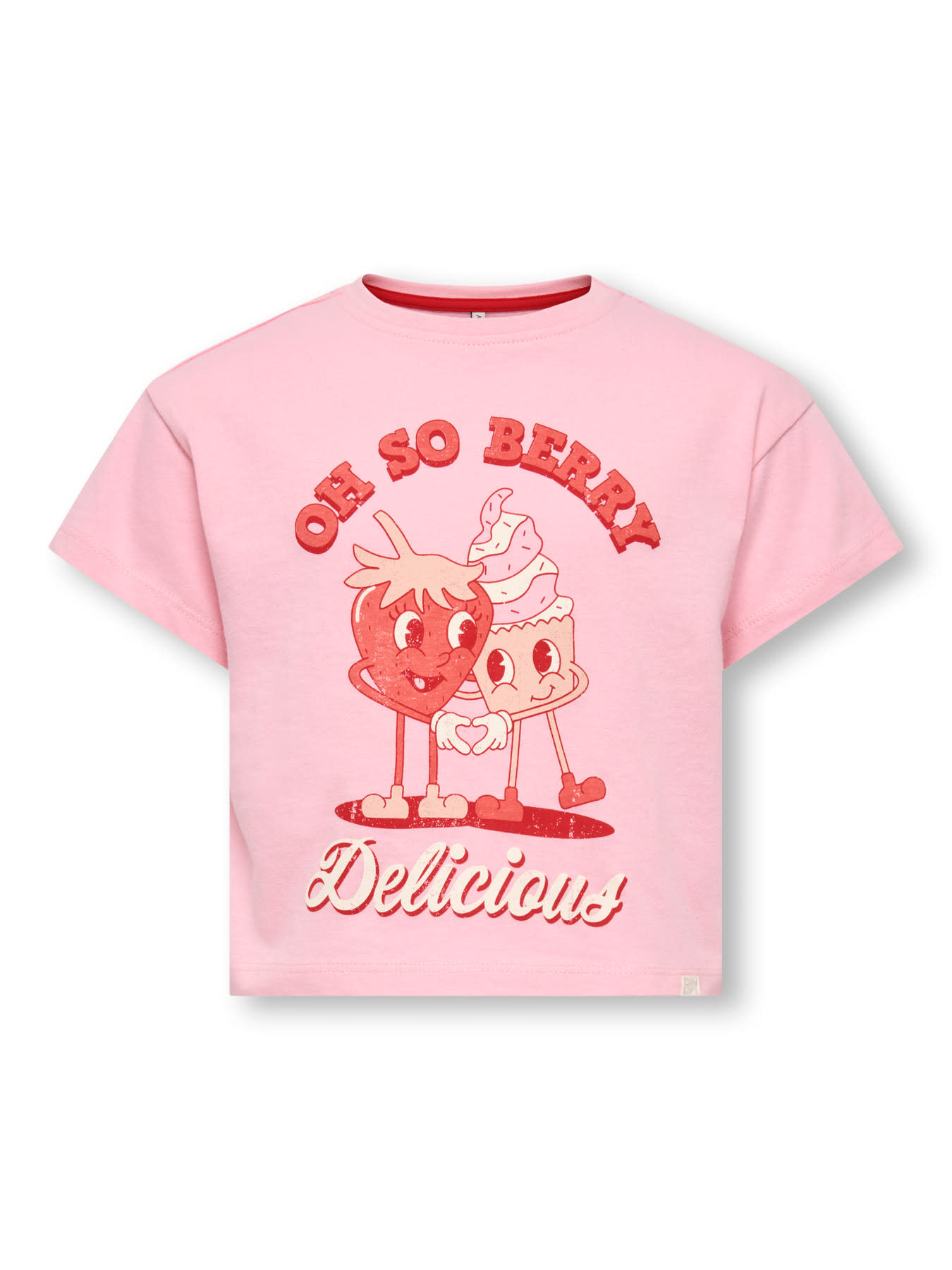 Kids Only KMGBELINDA LIFE SS REG PRINTED TEE JRS Red