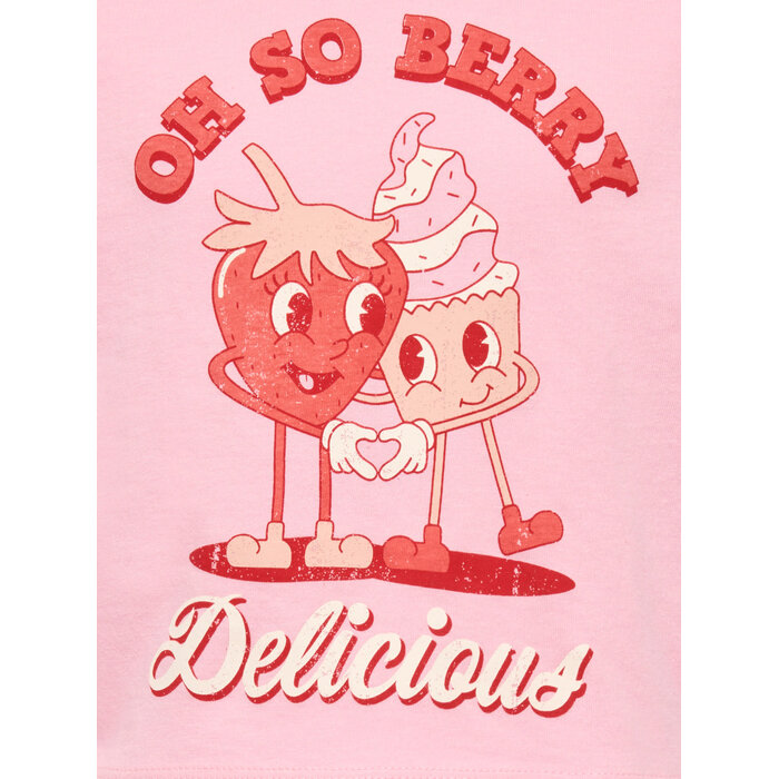 Kids Only KMGBELINDA LIFE SS REG PRINTED TEE JRS Red