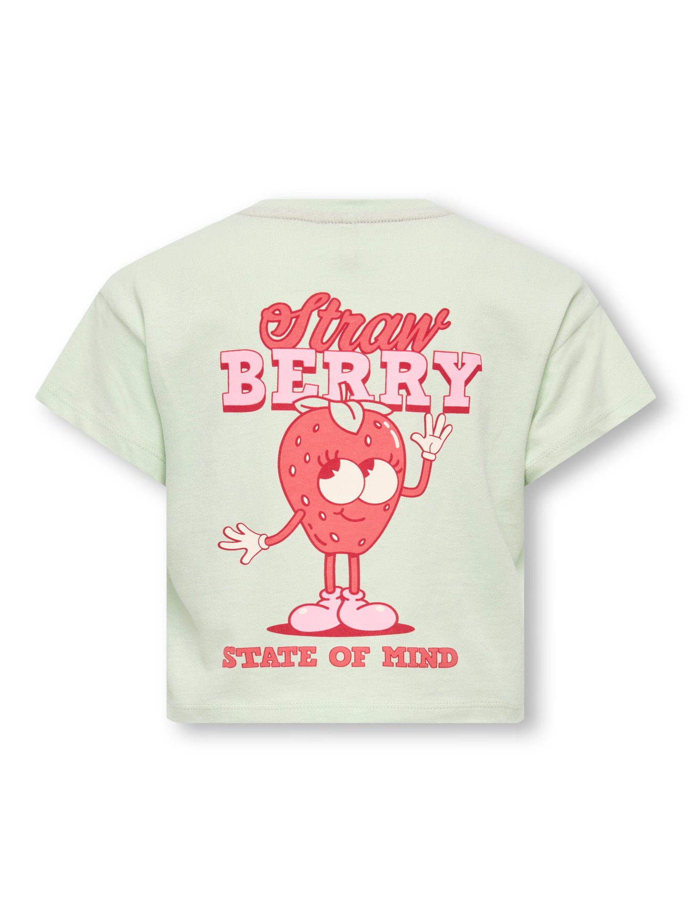 Kids Only KMGBELINDA LIFE SS REG PRINTED TEE JRS Green