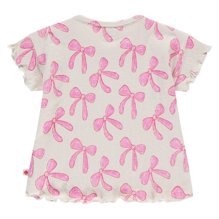 Babyface baby girls t-shirt short sleeve Ivory BBE26228628