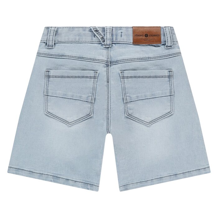 Stains & Stories boys denim short Light blue denim SSA26207233
