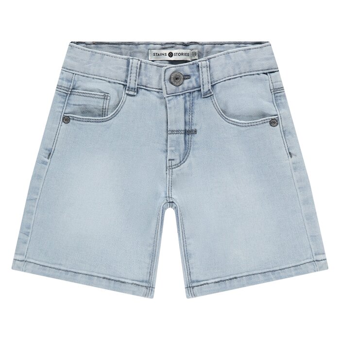 Stains & Stories boys denim short Light blue denim SSA26207233