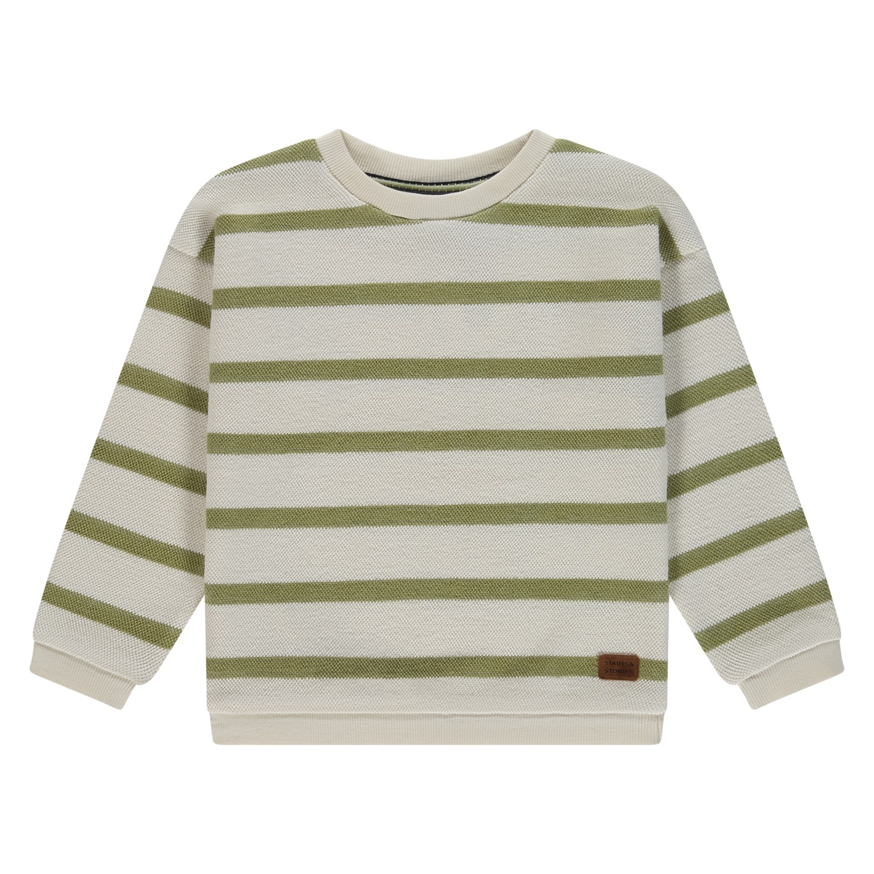 Stains & Stories boys sweatshirt Grass