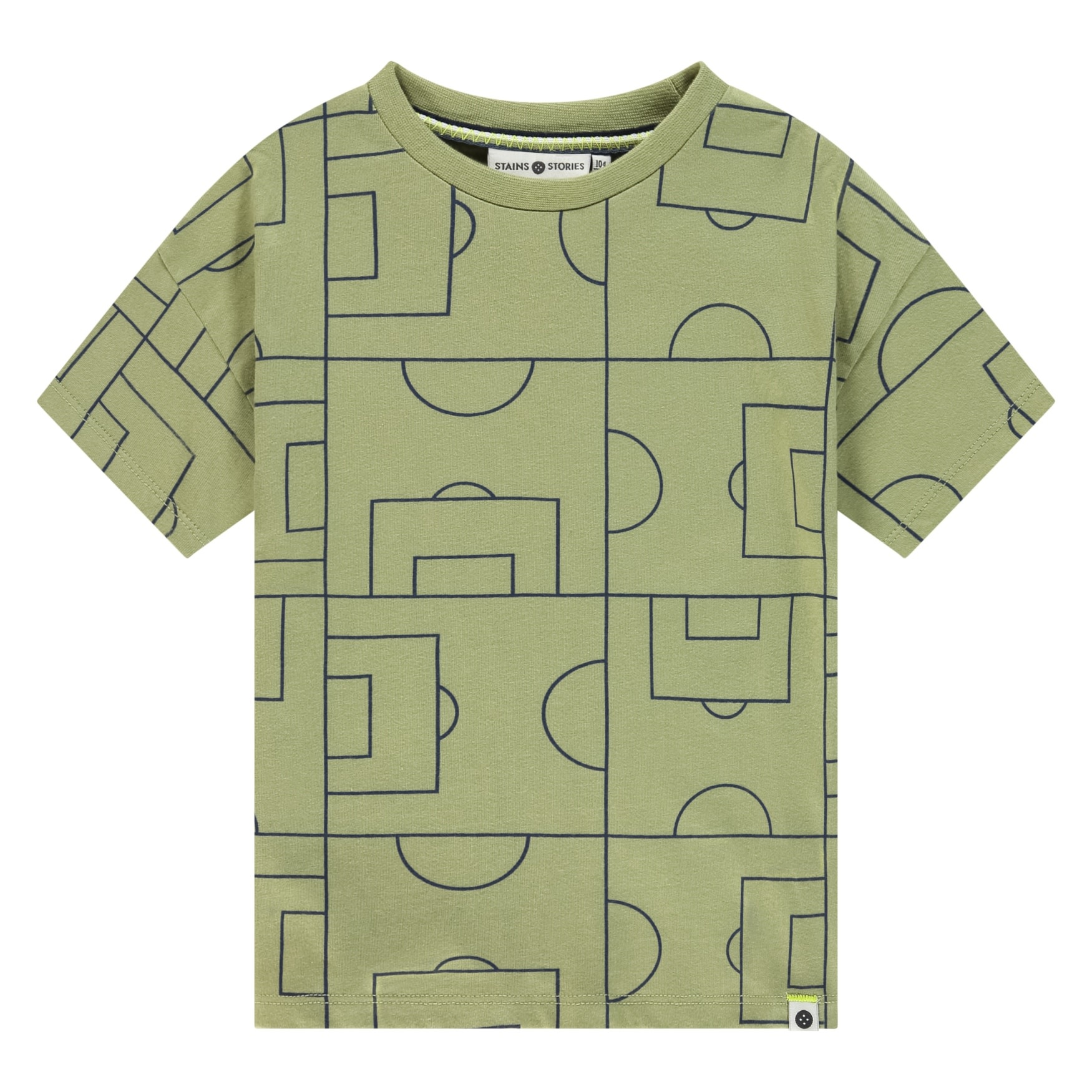 Stains & Stories boys t-shirt short sleeve Grass