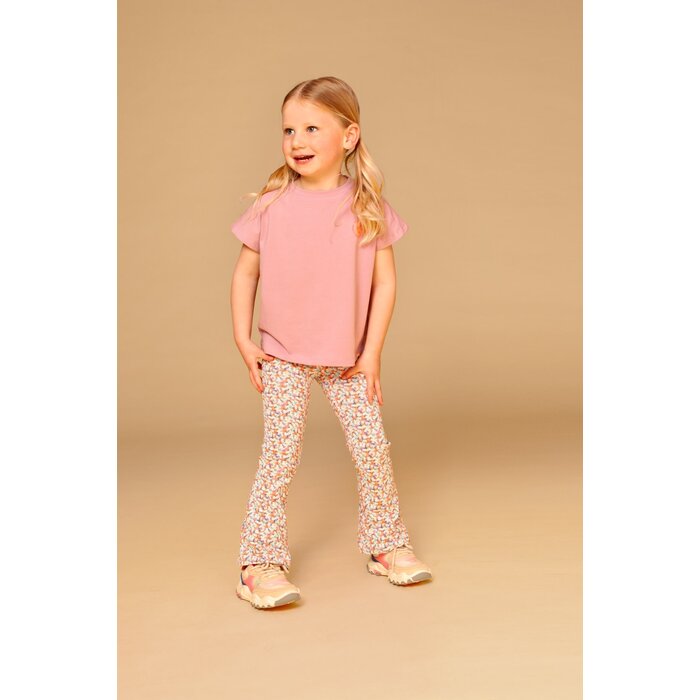 Stains & Stories girls flare pants Blush