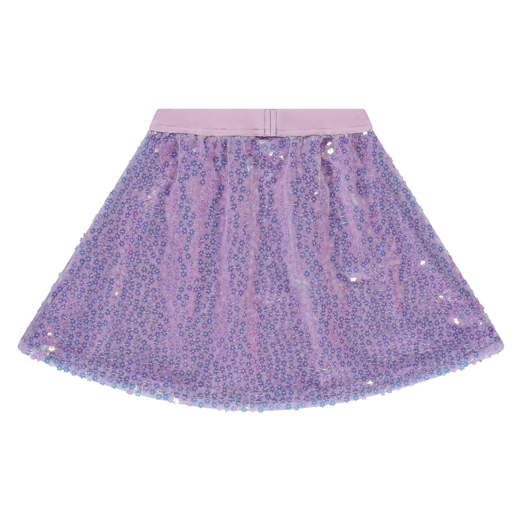 Stains & Stories girls sequin skirt Lilac