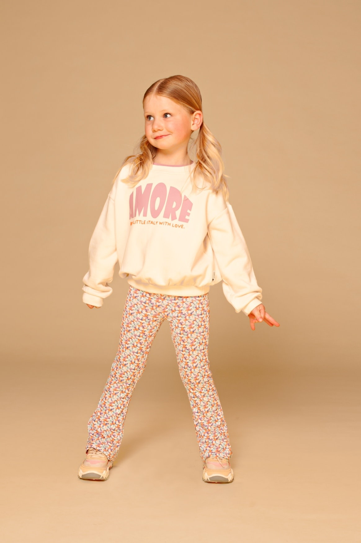Stains & Stories girls sweat shirt Ivory SSA26208420
