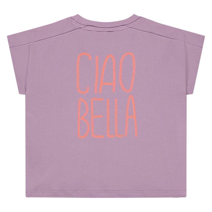 Stains & Stories girls t-shirt short sleeve Lilac