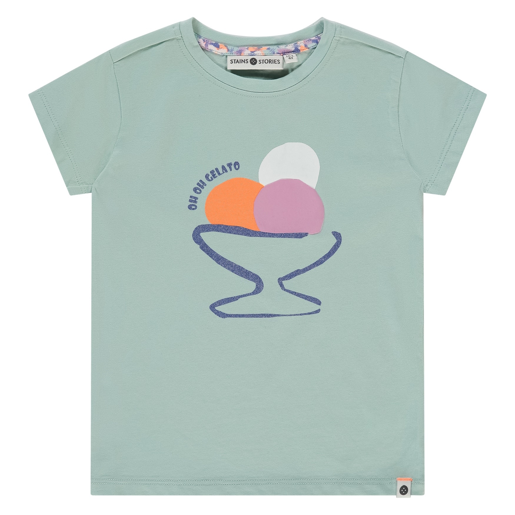 Stains & Stories girls t-shirt short sleeve Mint SSA26208626