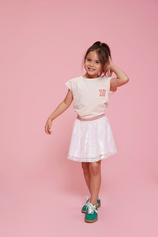 Jubel Pailetten rok l.Roze - Lazy Lagoon