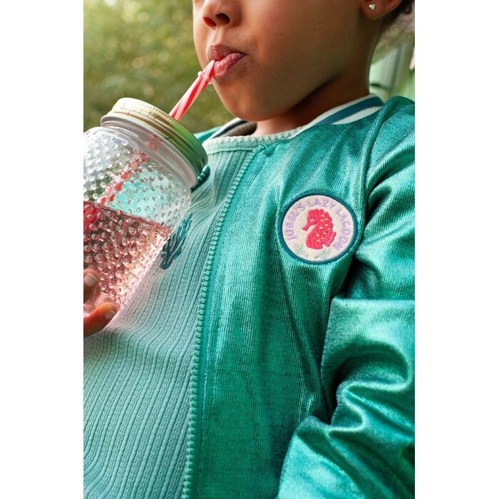 Jubel Singlet pointelle rib Jade Groen - Lazy Lagoon