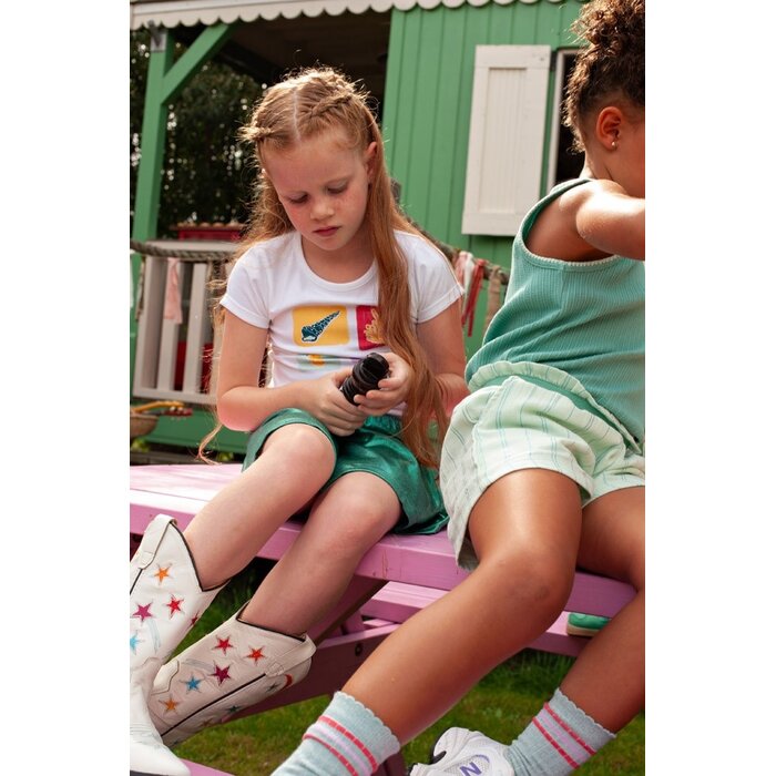 Jubel T-shirt Wit - Lazy Lagoon