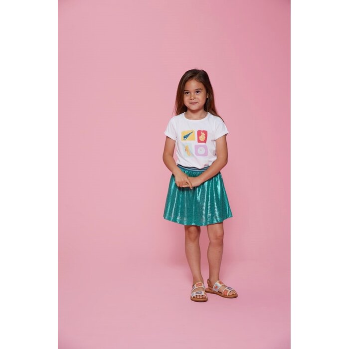 Jubel T-shirt Wit - Lazy Lagoon