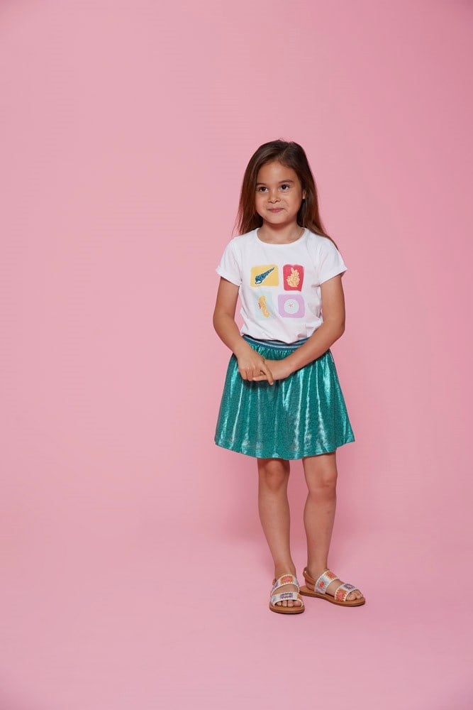 Jubel T-shirt Wit - Lazy Lagoon