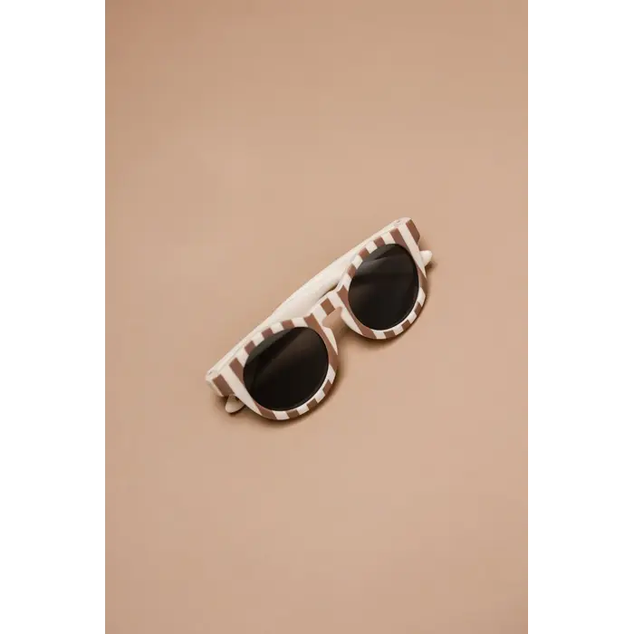 Baby Dutch Zonnebril Retro Taupe stripe