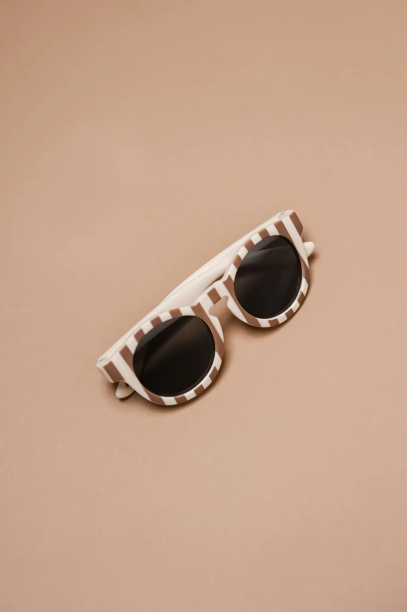 Baby Dutch Zonnebril Retro Taupe stripe