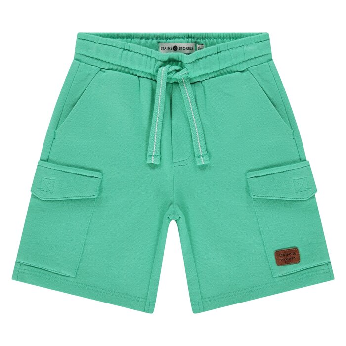 Stains & Stories boys sweatshort Emerald