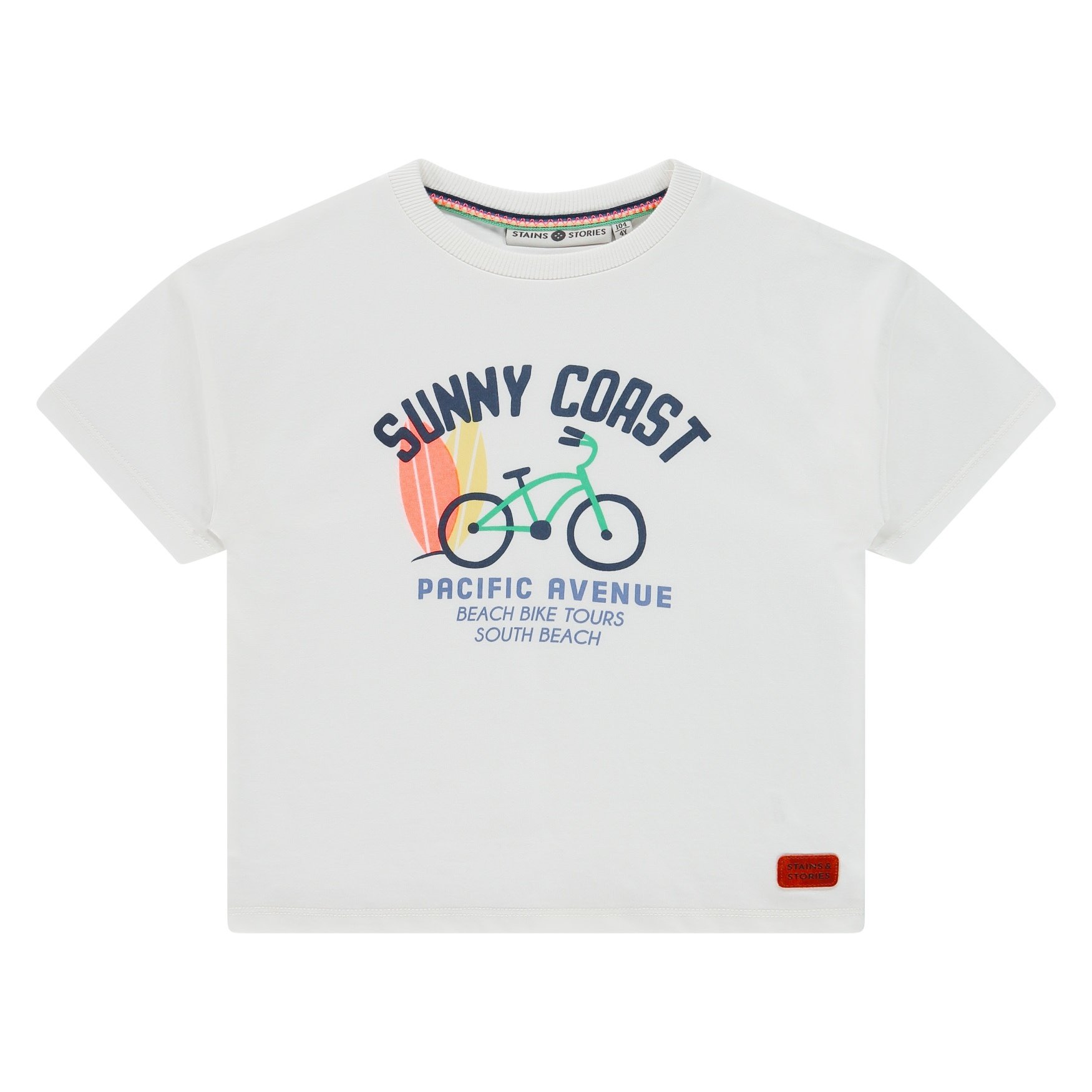 Stains & Stories boys t-shirt short sleeve Cloud