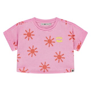 Stains & Stories girls t-shirt short sleeve Neon Pink SSA26308642