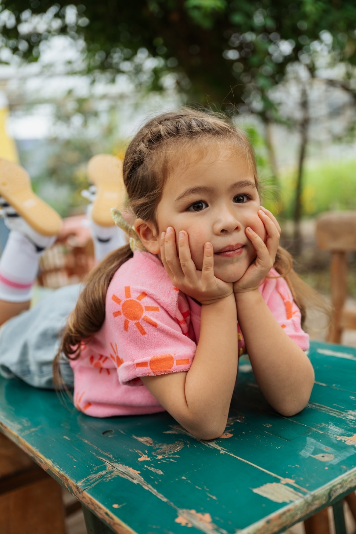 Stains & Stories girls t-shirt short sleeve Neon Pink SSA26308642
