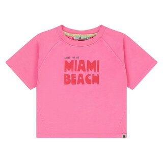 Stains & Stories girls t-shirt short sleeve Neon Pink SSA26308658