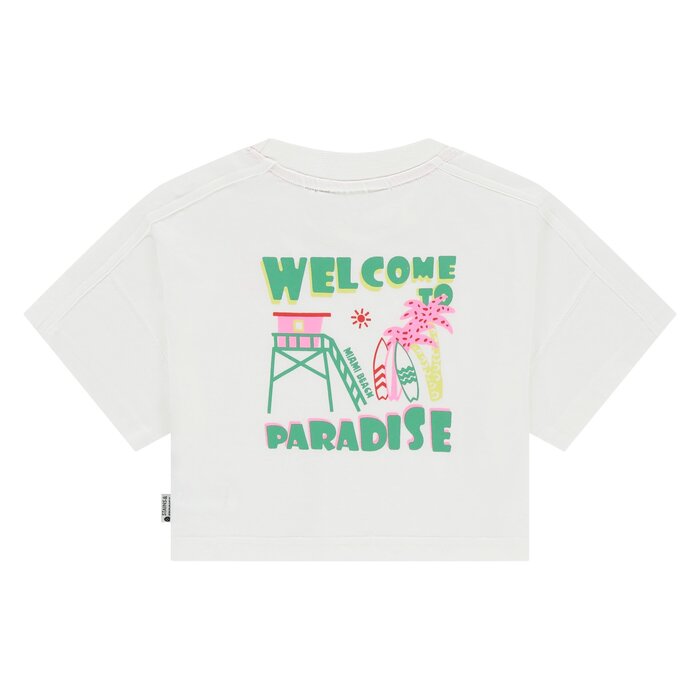 Stains & Stories girls t-shirt short sleeve White