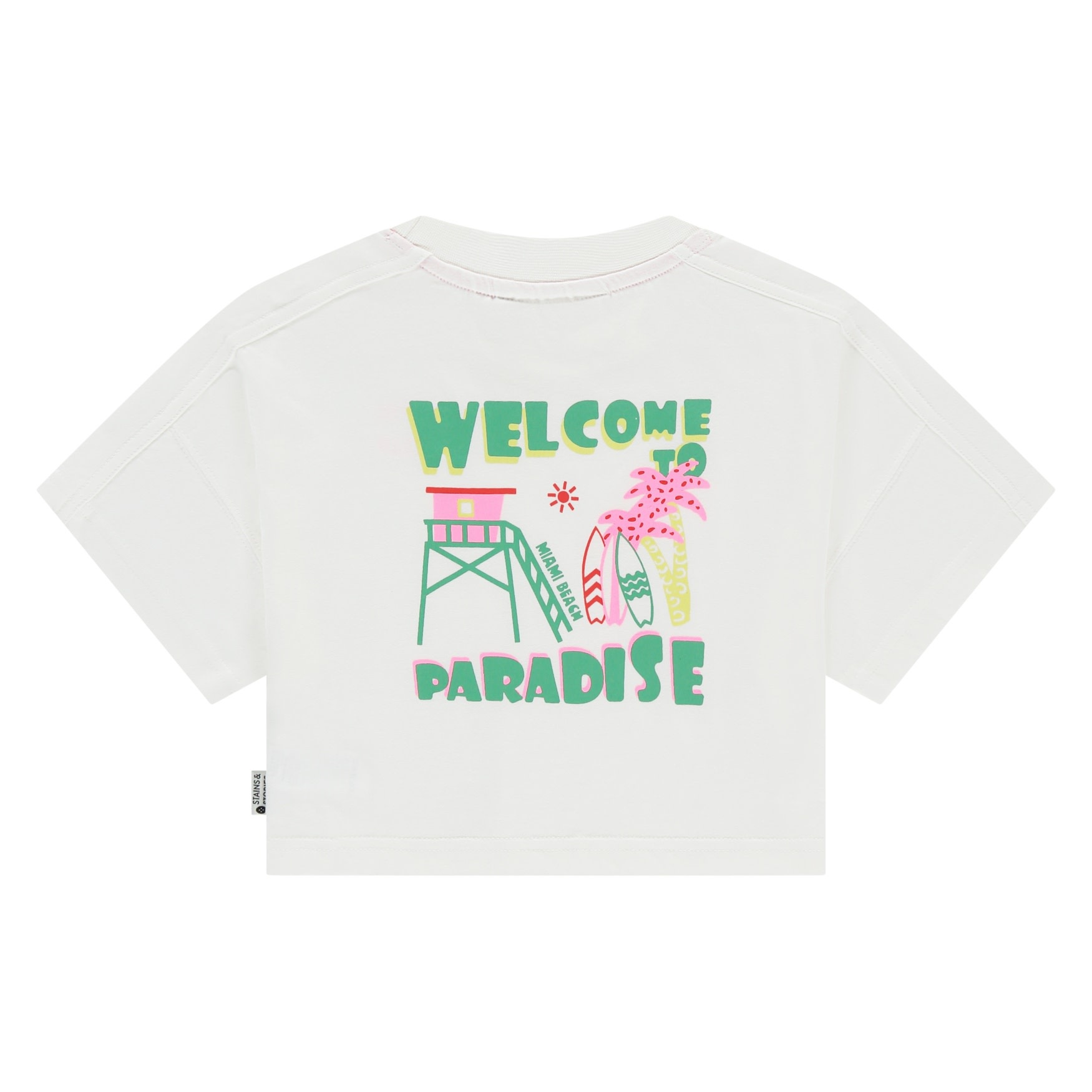 Stains & Stories girls t-shirt short sleeve White