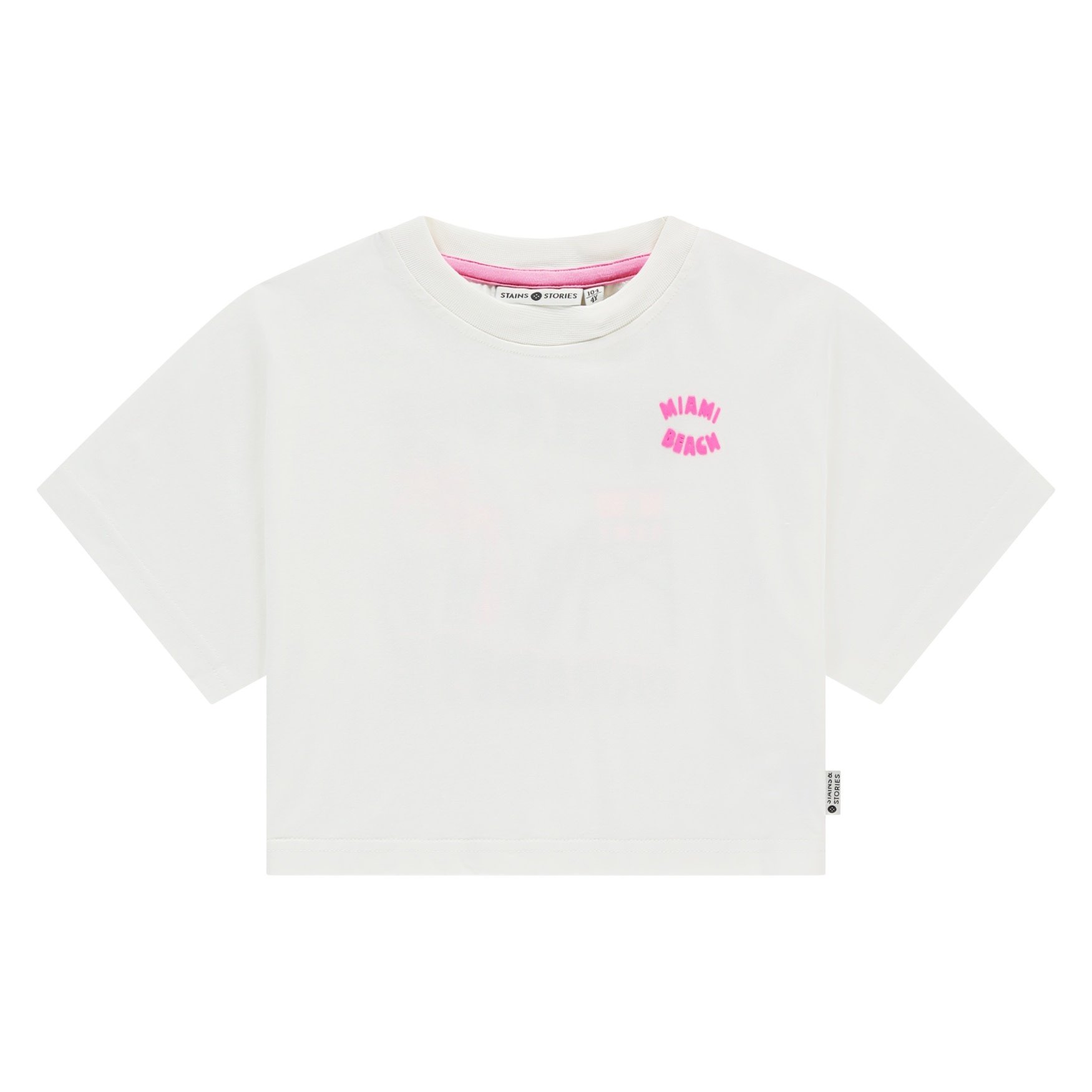 Stains & Stories girls t-shirt short sleeve White