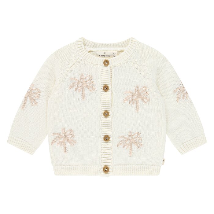 A Tiny Story baby cardigan Ecru TIN26329340