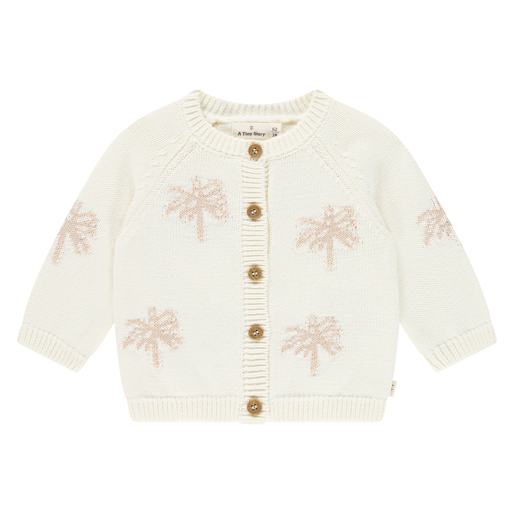 A Tiny Story baby cardigan Ecru TIN26329340