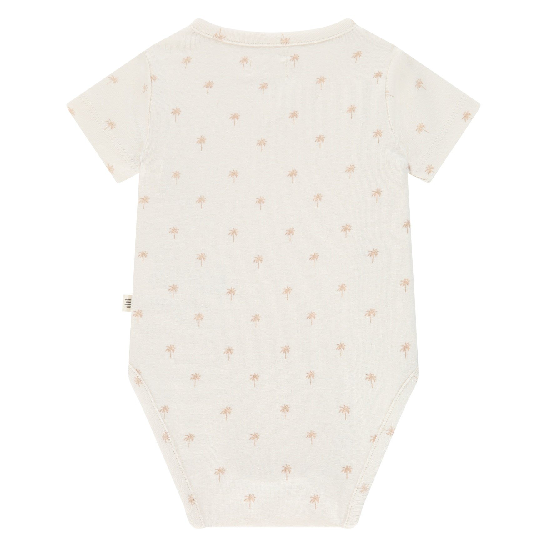 A Tiny Story baby romper short sleeve Ecru