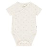 baby romper short sleeve Ecru