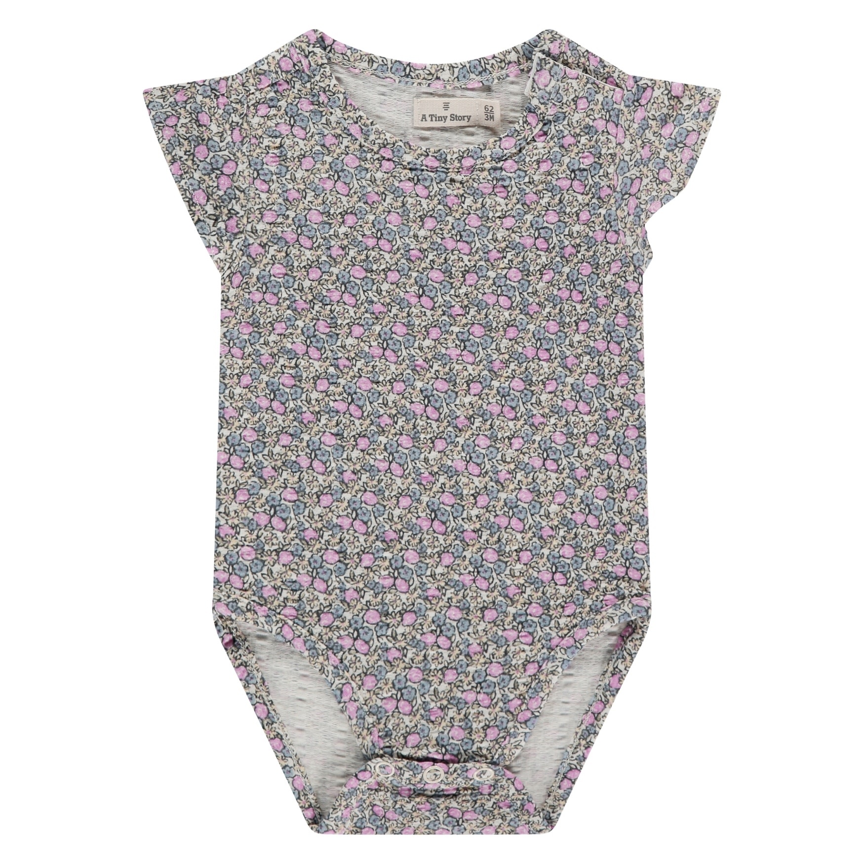 A Tiny Story baby romper short sleeve Multicolour