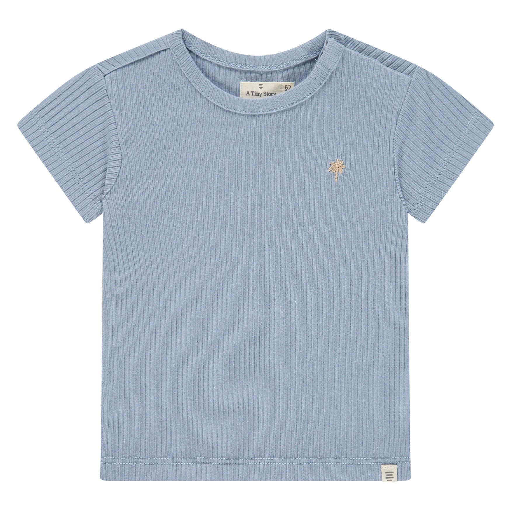 A Tiny Story baby t-shirt short sleeve Light Blue TIN26329641