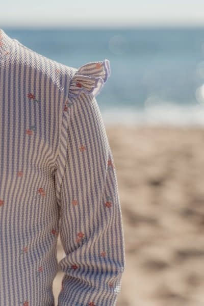 Little Dutch Zwempak lange mouwen Dreamy Stripes