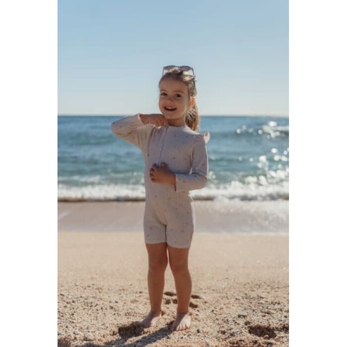 Little Dutch Zwempak lange mouwen Dreamy Stripes